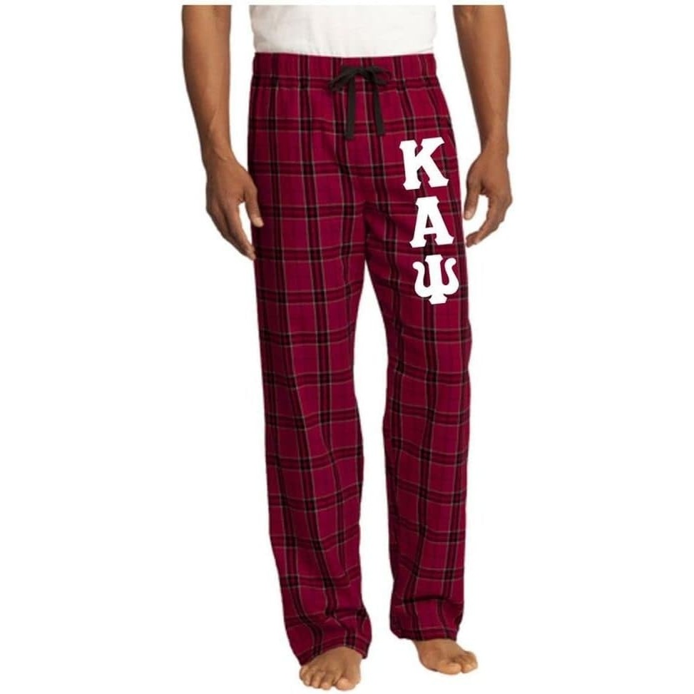 image:imageGreekgear Kappa Alpha Psi Flannel Plaid Pant PJsRed