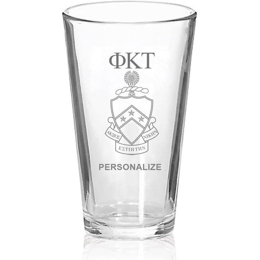 image:imageGreekgear Phi Kappa Tau Mixing Glass Transparent