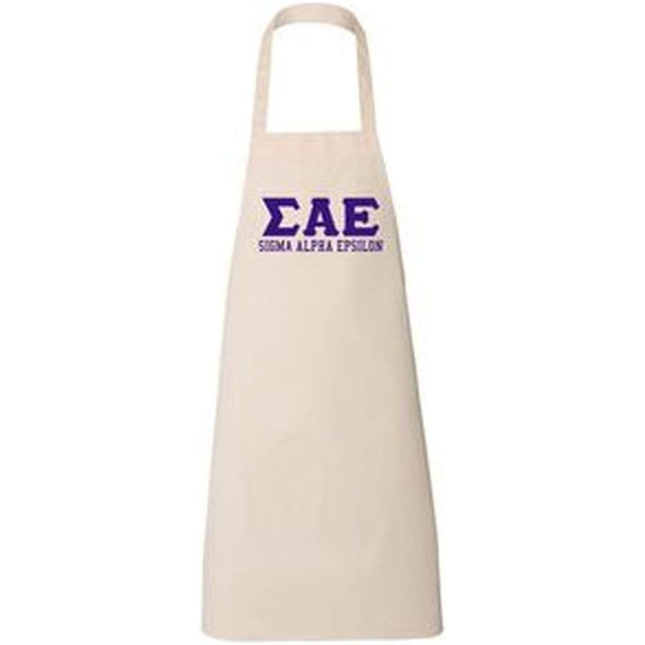image:imageGreekgear Sigma Alpha Epsilon SAE Large Apron Natural