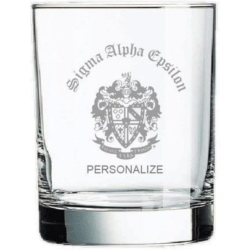 image:imageGreekgear Sigma Alpha Epsilon SAE Old Style Glass Transparent