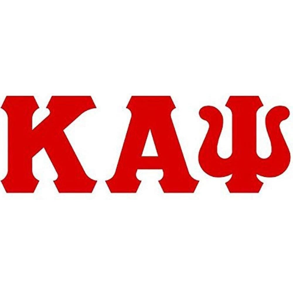 image:imageKappa Alpha Psi Big Greek Letter Window Sticker Decal 4 Inches RedRed