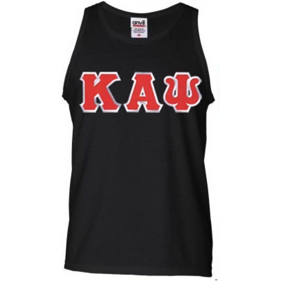 image:imageKappa Alpha Psi Fraternity Mens Greek Lettered Tank Top TShirtBlack