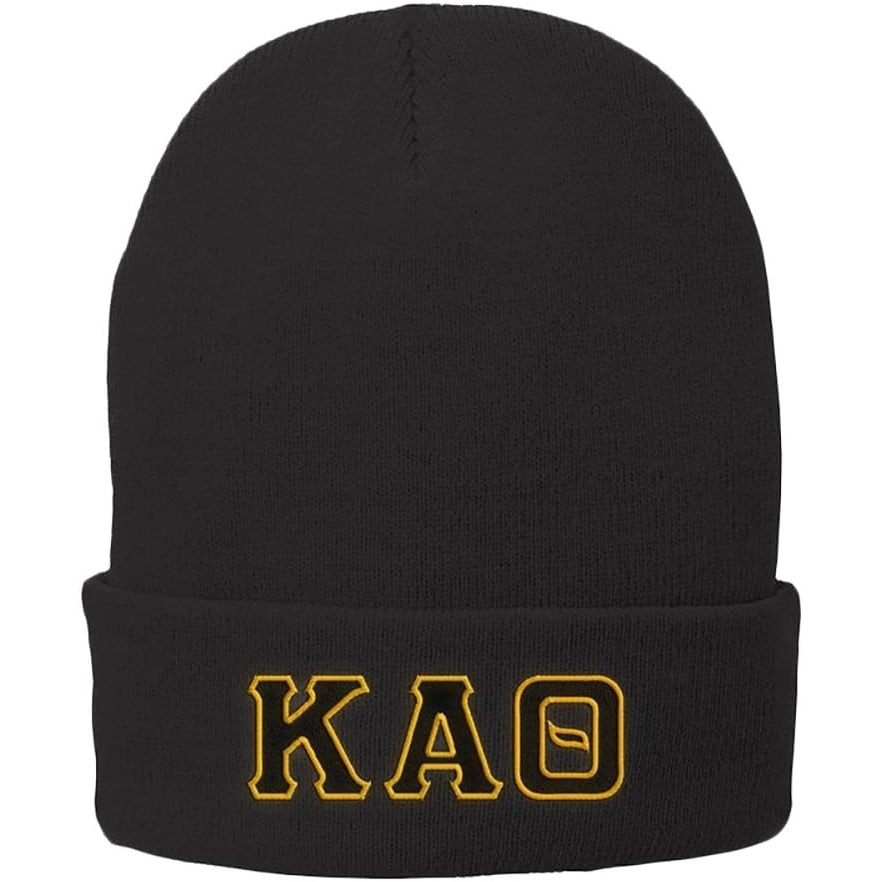 image:imageKappa Alpha Theta Big Greek Lettered Knit Cap Black
