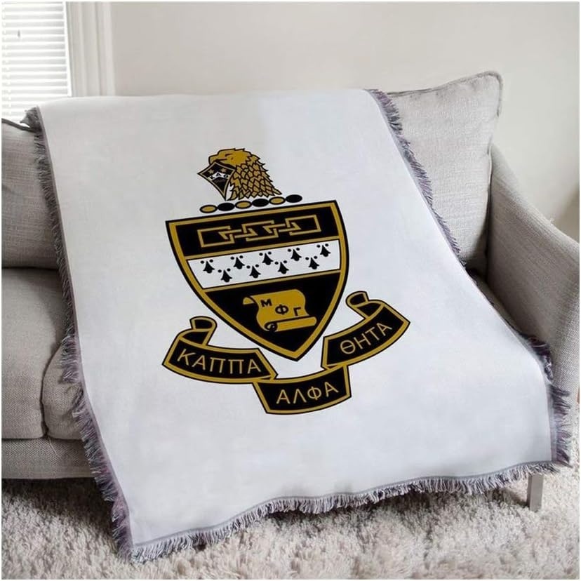 image:imageKappa Alpha Theta Full Color Crest Afghan Blanket Throw