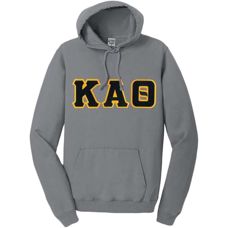 image:imageKappa Alpha Theta PigmentDyed Lettered Hooded SweatshirtPewter