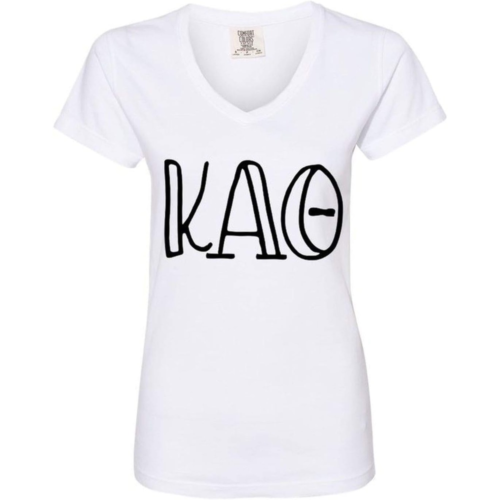 image:imageKappa Alpha Theta VNeck TShirtWhite