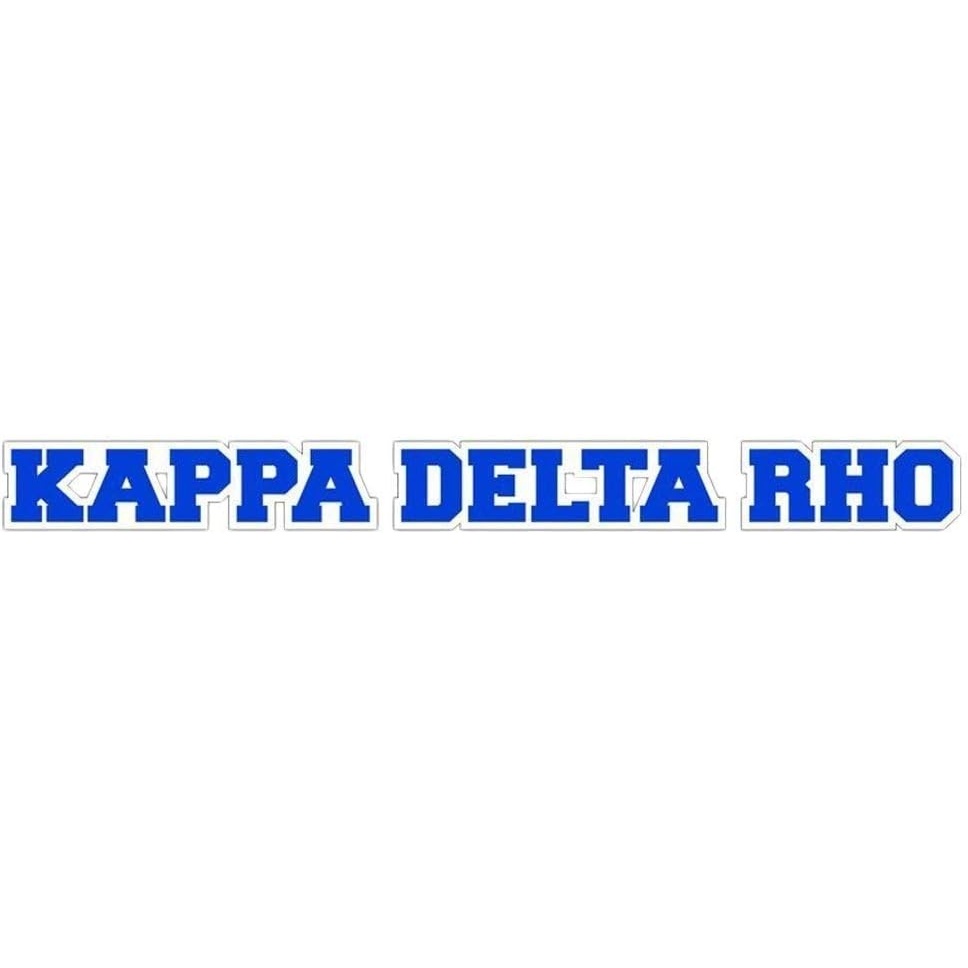 image:imageKappa Delta Rho Long Window Sticker