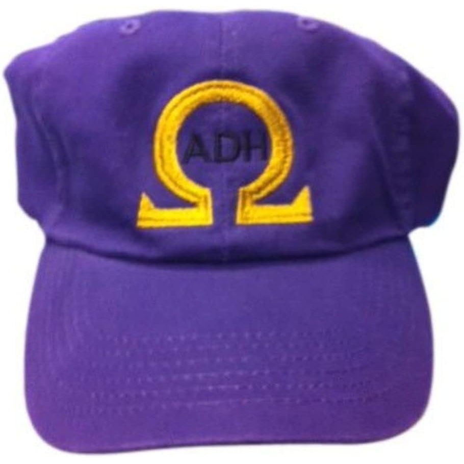 image:imageOmega Initials Baseball Hat Purple