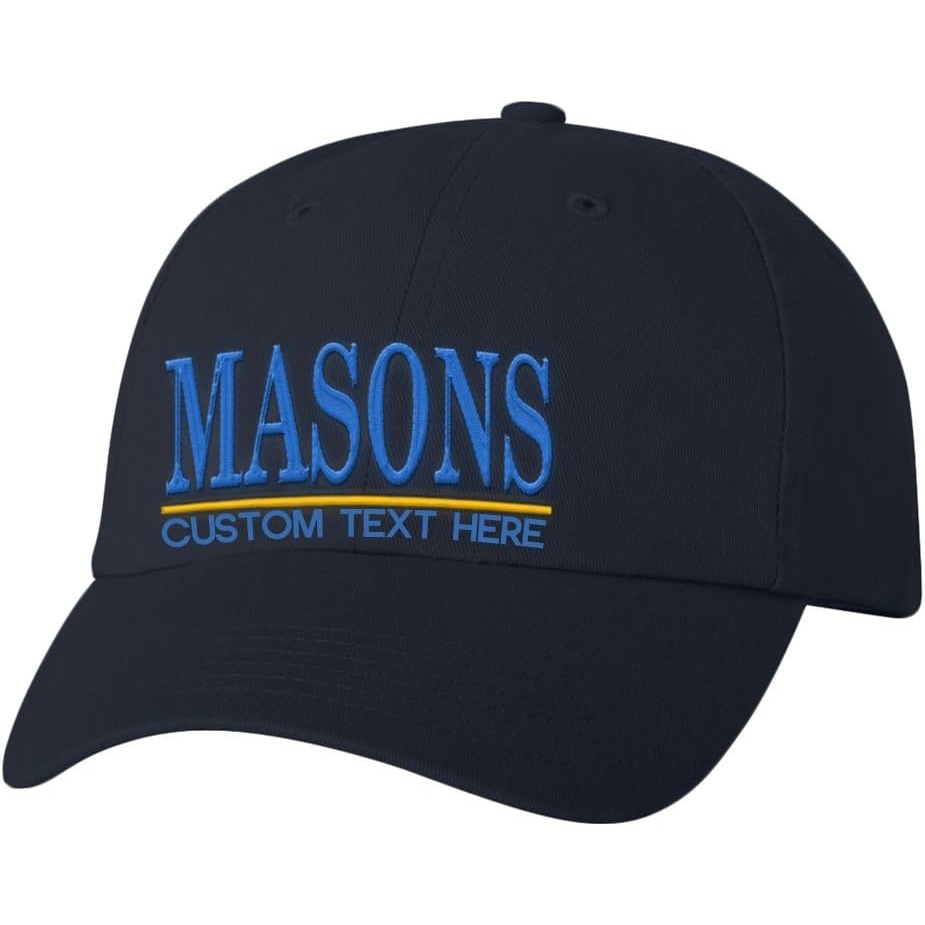 image:imagePersonalized Masons Greek Line HatNavy Blue