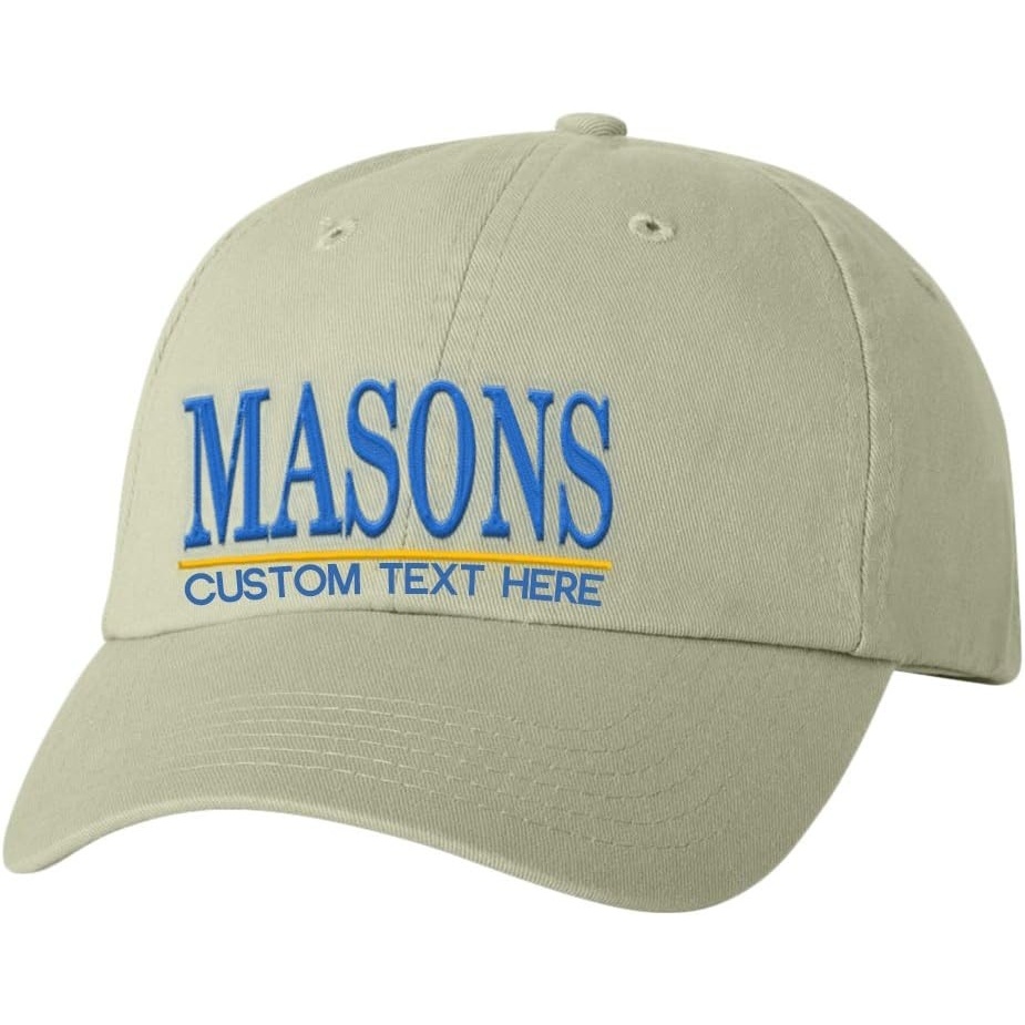 image:imagePersonalized Masons Greek Line HatTan