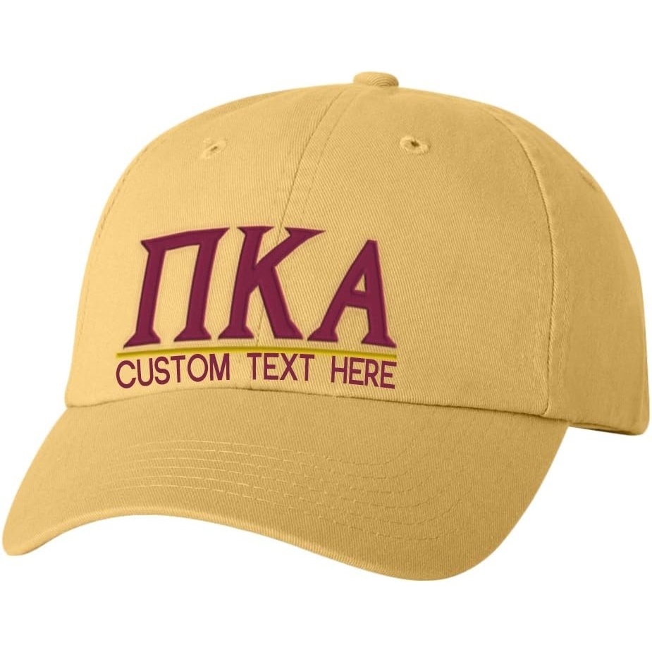 image:imagePersonalized PI Kappa Alpha Pike Greek Line HatYellow