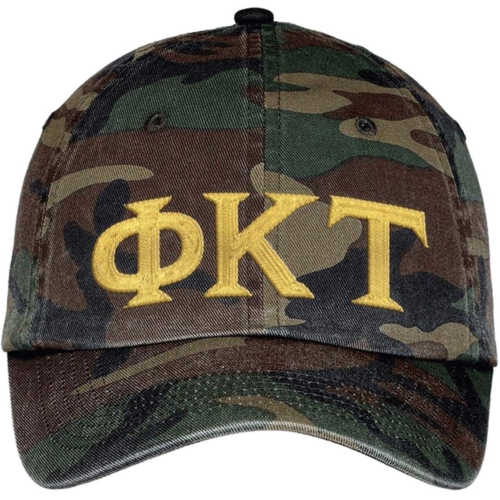 image:imagePhi Kappa Tau Lettered Camouflage Hat Military Camo