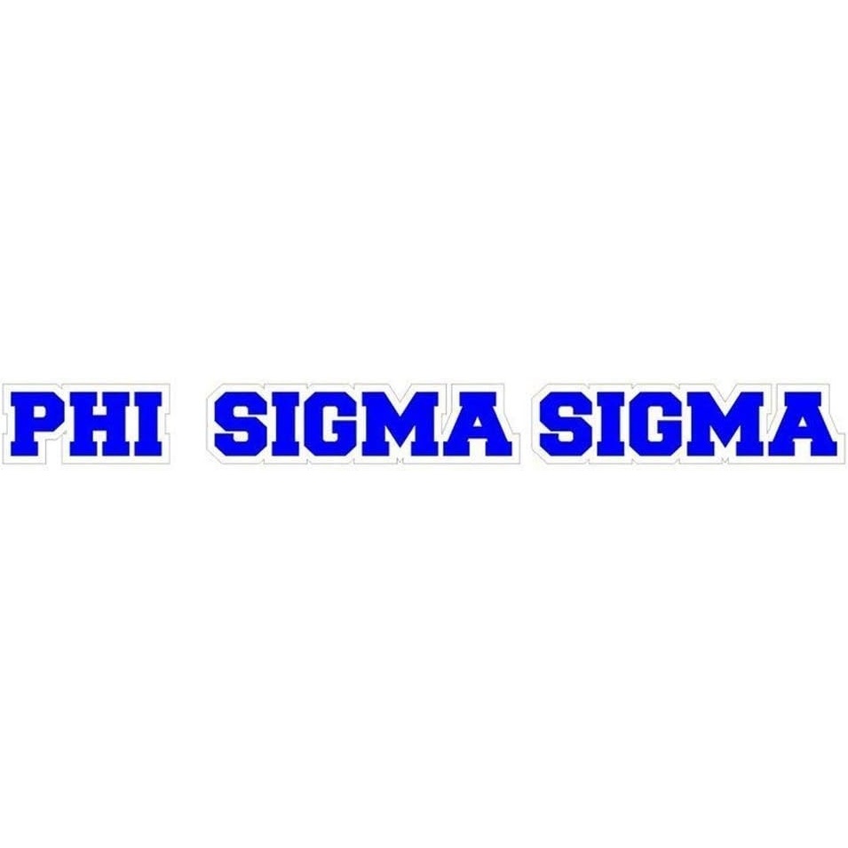 image:imagePhi Sigma Sigma Long Window Sticker