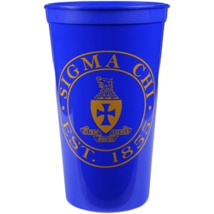image:imagePhi Theta Big Plastic Stadium Cup Set of 4Royal Blue