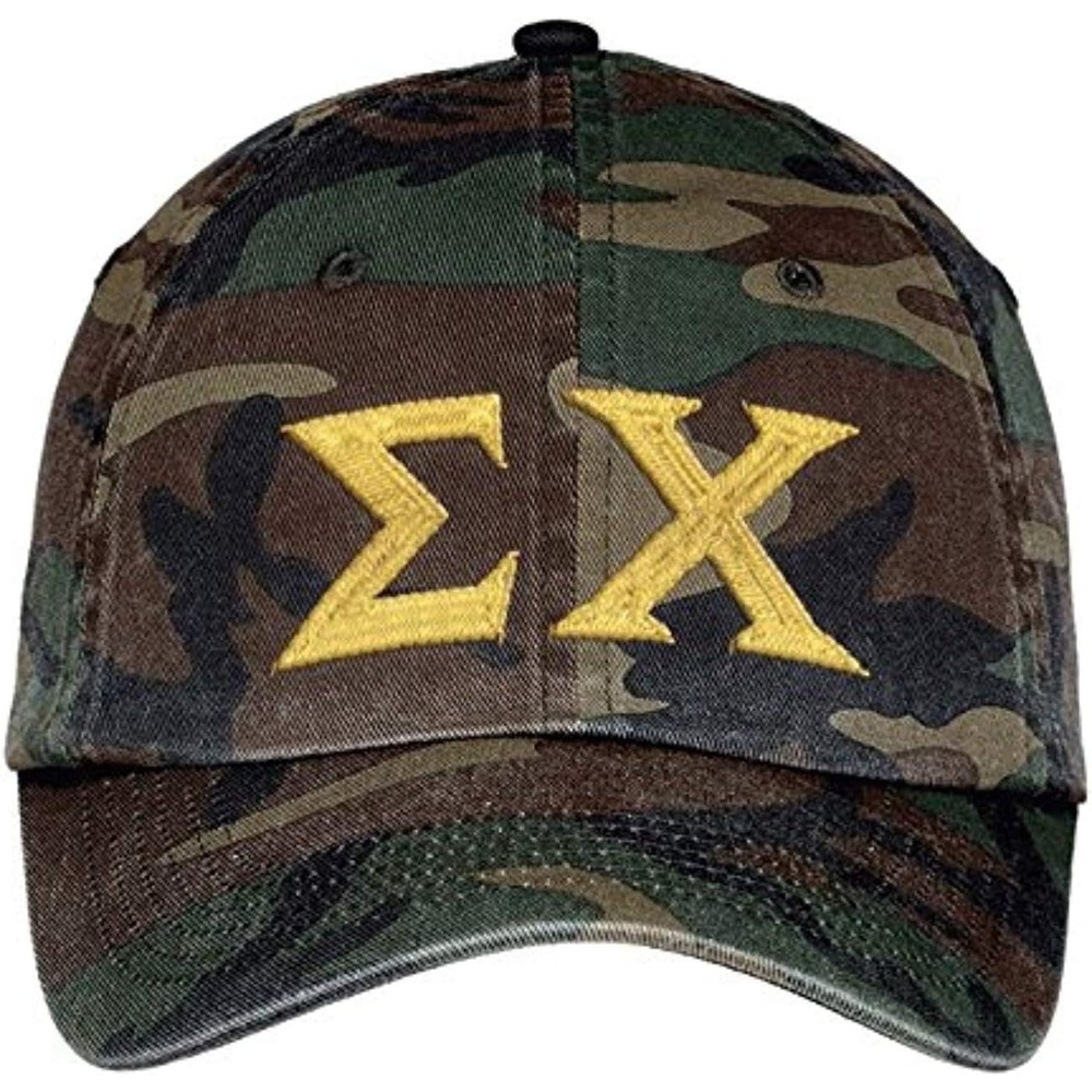 image:imageSigma Chi Lettered Camouflage Hat Military Camo