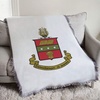 Alpha Chi Omega Full Color Crest Afghan Blanket Throw