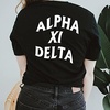 Alpha Xi Delta Social Tee(Black)