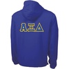 Alpha Xi Delta Tackle Twill Lettered Pack N Go Pullover(Royal Blue)
