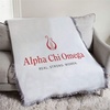 Greekgear Alpha Chi Omega Real Strong Women Afghan Blanket Throw