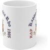 Greekgear Kappa Delta Rho Crest & Year Ceramic Coffee Cup, 11oz