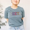 Kappa Alpha Theta Nickname Tee(Light Blue)