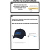 Personalized Alpha Phi Omega Greek Line Hat(Navy Blue)