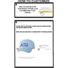 Personalized Alpha Tau Omega ATO Greek Line Hat(Light Blue)