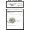 Personalized Alpha Tau Omega ATO Greek Line Hat(Tan)