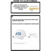 Personalized Alpha Tau Omega ATO Greek Line Hat(White)
