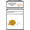 Personalized Alpha Xi Delta Greek Line Hat(Gold)