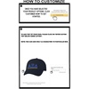 Personalized Alpha Xi Delta Greek Line Hat(Navy Blue)
