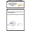 Personalized Alpha Xi Delta Greek Line Hat(White)