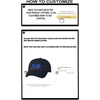 Personalized Chi Phi Greek Line Hat(Navy Blue)