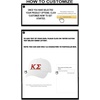 Personalized Kappa Sigma Greek Line Hat(White)