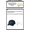 Personalized Zeta Beta Tau ZBT Greek Line Hat(Navy Blue)