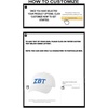 Personalized Zeta Beta Tau ZBT Greek Line Hat(White)