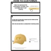 Personalized Zeta Psi Greek Line Hat(Yellow)
