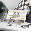 Sigma Chi Lettered Lines License Covers