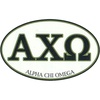 Alpha Chi Omega Euro Style Sticker