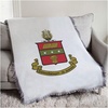 Alpha Chi Omega Full Color Crest Afghan Blanket Throw