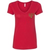 Alpha Chi Omega Mom Ideal V-Neck(Red)