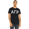 Alpha Gamma Rho Arched Greek Letter T-Shirt(Black)