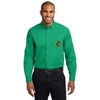 Alpha Gamma Rho Crest – Shield Long Sleeve Oxford(Court Green)