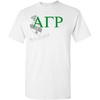 Alpha Gamma Rho Greek Crest T-Shirt(Light Grey)