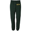 Alpha Gamma Rho Greek Lettered Thigh Sweatpants(Forest Green)