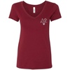 Alpha Phi Mom Ideal V-Neck(Maroon)