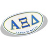Alpha Xi Delta Greek Letter Oval Decal