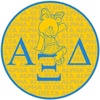 Alpha Xi Delta Mascot Round Decals
