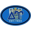 Delta Upsilon DU Color Oval Decal