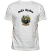 Delta Upsilon Du Vintage Crest T-Shirt(White)